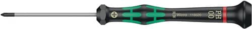WERA Elektronik-Feinmechanik-Schraubendreher 2050 PH 00 Klingen-L.60mm WERA