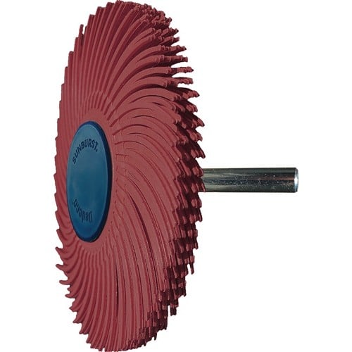 TYROLIT Radialbürstenscheibe Sunburst D.76mm K.220 Rot 10000min-¹ TYROLIT