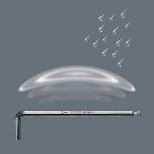 WERA Winkelschlüssel 950 PKL SW 3mm lang 126x20 (kurz)mm WERA