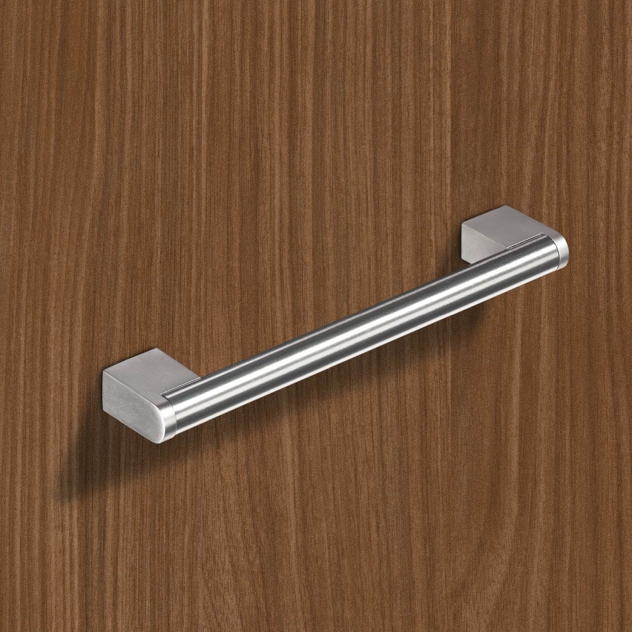 HETTICH Griff Brema, •–• 128, L 170 mm, B 14 mm, H 35 mm, Edelstahl Optik gebürstet, 9069890