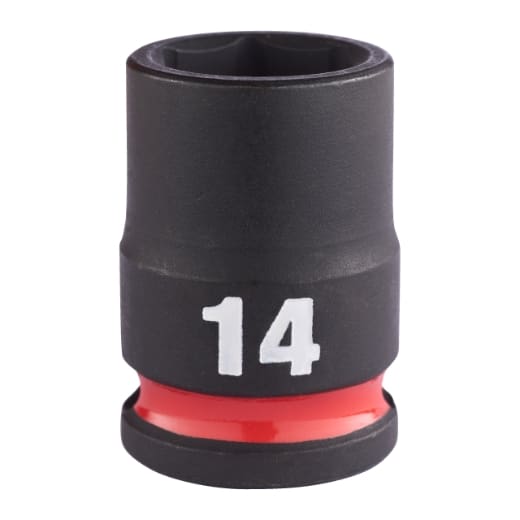 MILWAUKEE 14 x 32 mm SHOCKWAVE Schlagnuss 3/8" kurz