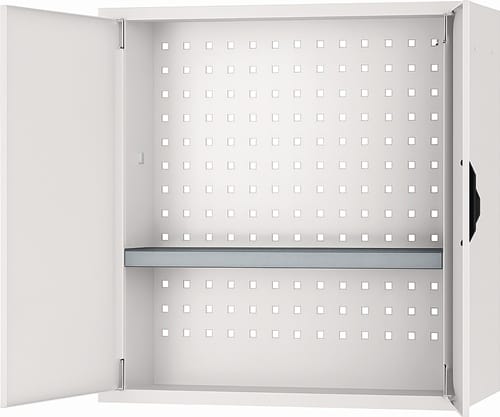 BEDRUNKA+HIRTH Hängeschrank H600xB700xT200mm Vollblechtür lichtgrau/lichtgrau