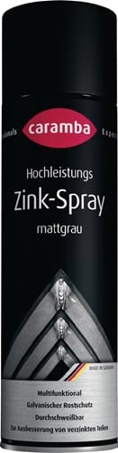 CARAMBA Zinkspray 500ml mattgrau Spraydose CARAMBA