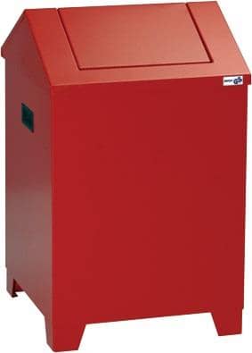 STUMPF Putzwollkasten H680xB400xT400mm Geh.feuerrot/Klappe feuerrot Stahlbl.STUMPF
