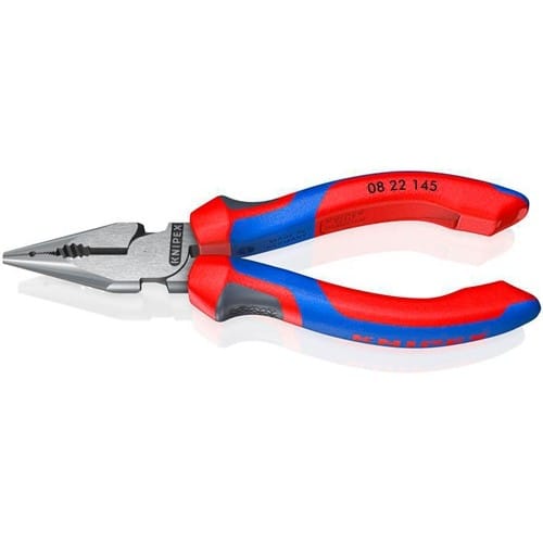 KNIPEX Spitzkombizange L.145mm pol.Comfort-Griff schwarz atram.KNIPEX