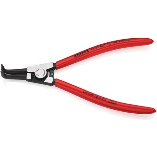 KNIPEX Außensicherungsringzange A 31 f.Wellen D.40-100mm 90Grad gew.L.200mm KNIPEX