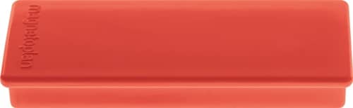 MAGNETOPLAN Rechteckmagnet B55xT22xS8mm rot MAGNETOPLAN