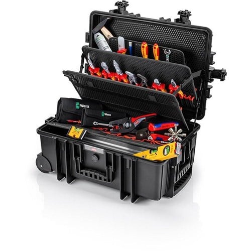 KNIPEX Werkzeugkoffer Robust45 Move 63-tlg.Koffer a.schlagfestem PP f.Elektriker KNIPEX