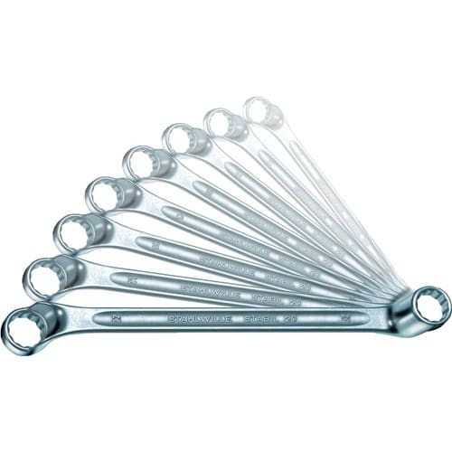 STAHLWILLE Doppelringschlüsselsatz 20/8 8-tlg.SW 6-22mm tief gekr.STAHLWILLE