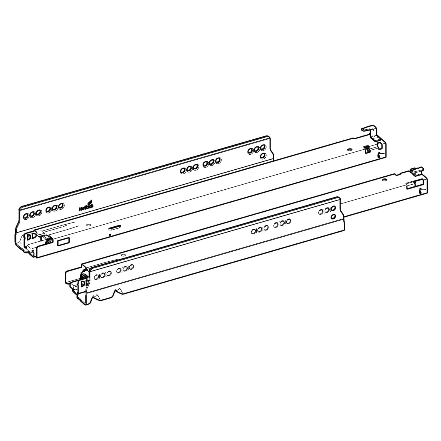 HETTICH Vollauszug Actro YOU L (40 kg), 500 mm, links und rechts, 9318192