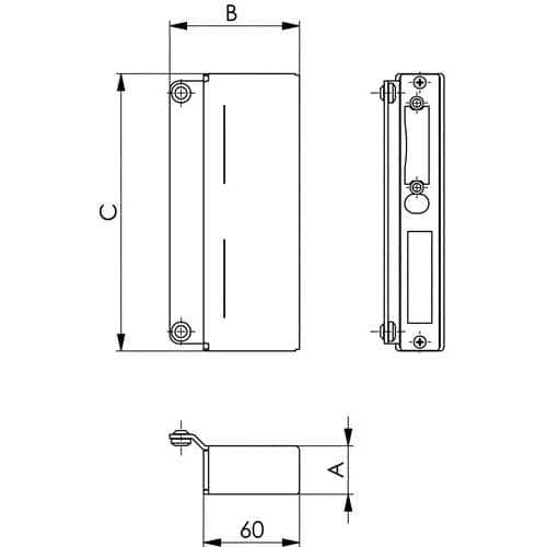 AMF Gegenkasten 146ET-40 STA ktg 40mm AMF