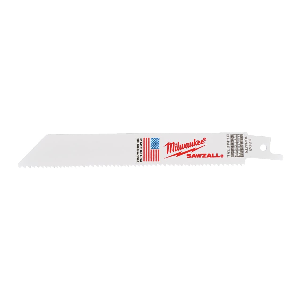 MILWAUKEE 150 x 2,5/1,8 mm (10/14 TPI) Säbelsägeblatt General Purpose, flexibel