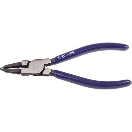 TECWERK Sicherungsringzange J 0 f.Bohrungen D.8-13mm pol.TECWERK