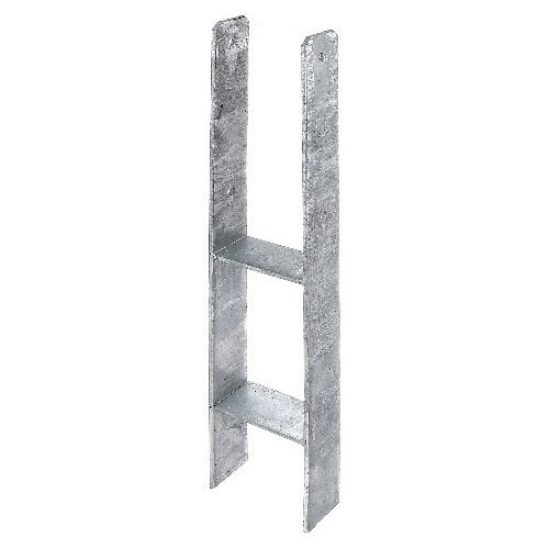 GAH H-Pfostenträger 101x300x600x60mm STA roh TZN GAH