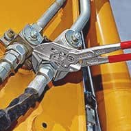 KNIPEX Zangenschlüssel L.400mm Spann-W.85mm verchr.Ku.-Überzug KNIPEX