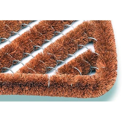 Fußmatte Kokosbürsten natur Kokos/Stahl L500xB800xS30mm