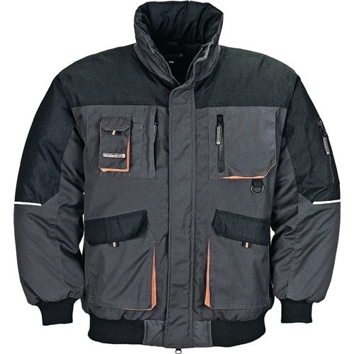 TERRATREND Pilotenjacke Gr.XXL dunkelgrau/schwarz/orange TERRATREND