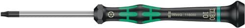 WERA Elektronik-Feinmechanik-Schraubendreher 2067 T-BO 10 Klingen-L.60mm WERA
