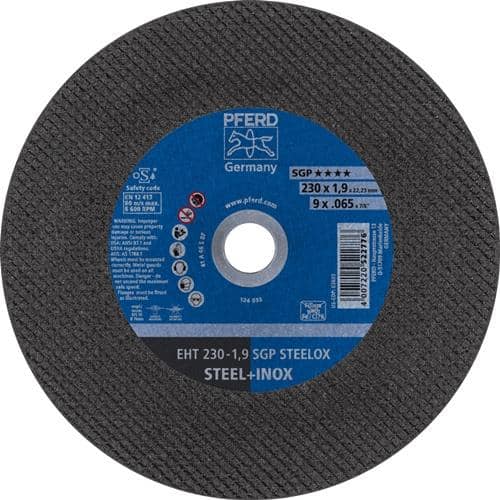 PFERD TOOLS Trennscheibe SGP STEELOX D230x1,9mm ger.INOX Bohr.22,23mm PFERD