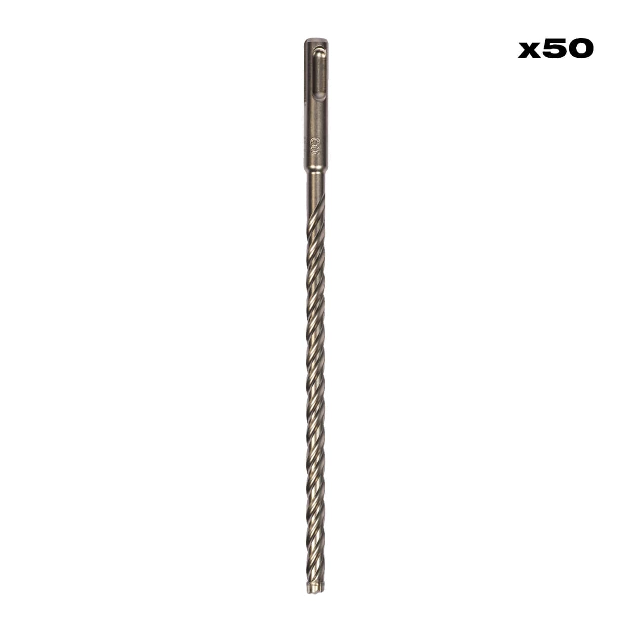 MILWAUKEE 8 x 215 mm, SDS-Plus 4-Schneiden Hammerbohrer MX4 SDS-Plus 50er Pack