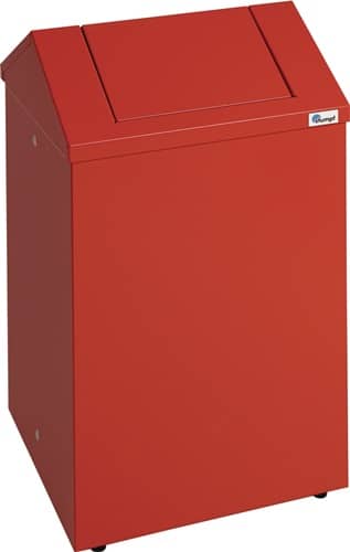 STUMPF Putzwollkasten H680xB400xT400mm Geh.feuerrot/Klappe feuerrot Stahlbl.STUMPF