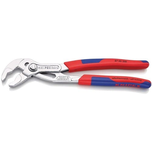 KNIPEX Wasserpumpenzange Cobra® L.250mm Spann-W.46mm verchr.Mehrkomp.-Hülle KNIPEX