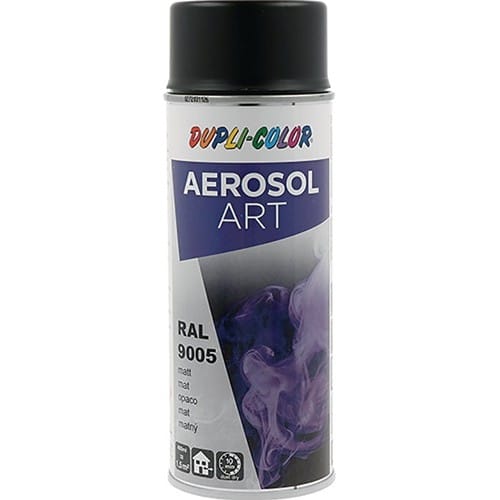 DUPLI-COLOR Buntlackspray AEROSOL Art tiefschwarz ma RAL 9005 400ml Spraydose