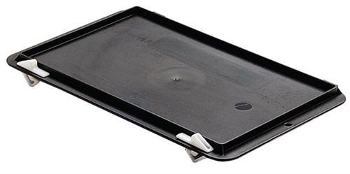 LA-KA-PE Deckel L400xB300mm schwarz PP leitfähig f.Transportstapelkasten 4 St/Karton