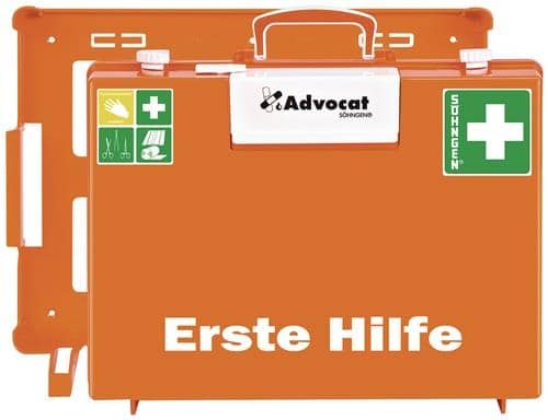 SÖHNGEN Erste Hilfe Koffer Advocat B400xH300xT150ca.mm orange SÖHNGEN