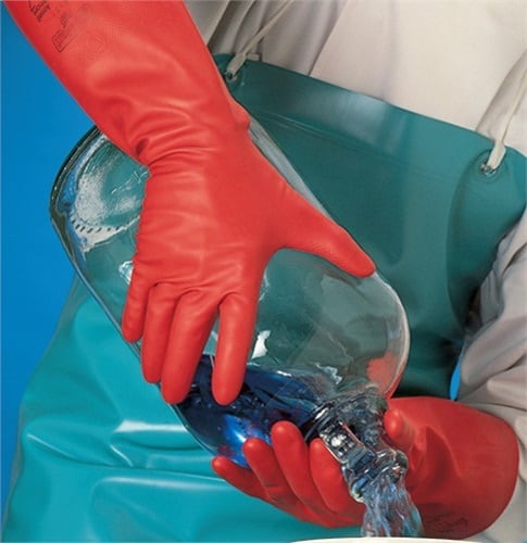 Chemikalienhandschuhe AlphaTec Sol-Vex 37-900 EN 388, EN 374, ISO 9001 PSA-Kategorie III ANSELL