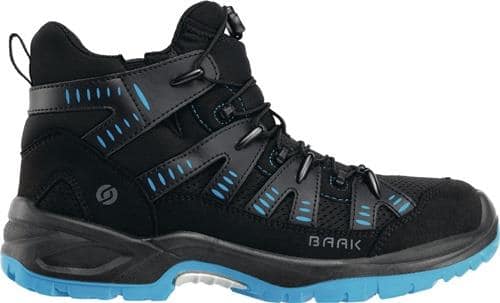 Sicherheitsstiefel Hudson Gr.45 schwarz/blau S1P SRC ESD EN20345 Textil BAAK