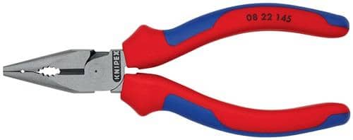 KNIPEX Spitzkombizange L.145mm pol.Comfort-Griff schwarz atram.KNIPEX