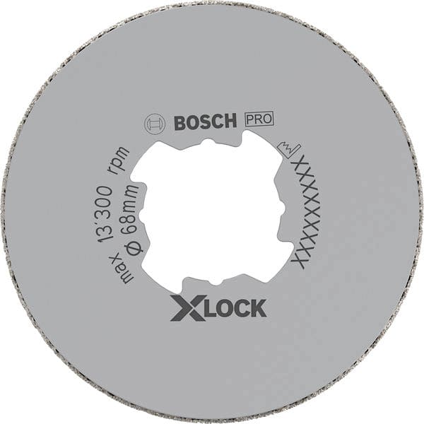 BOSCH Diamanttrockenbohrer X-LOCK Best for Ceramic Dry Speed, 68 x 35 mm