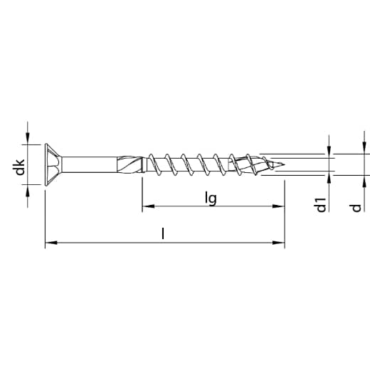 HECO TOPIX-plus 6,0 x 90, Senkkopf mit Frästaschen, Pozi-Drive, Teilgewinde, verzinkt gelb, A3L