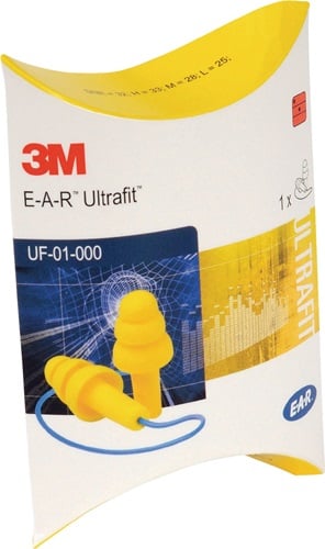 3M Gehörschutzstöpsel E-A-R™ Ultrafit™ EN 352-2:2020 SNR 29 dB 50PA/Krt.3M