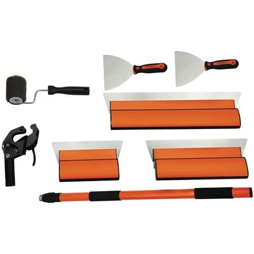 MONDELIN Trockenbauset f.Gipskarton,Spachtelung Maler&Trockenbauer PLUS 9-Teilig MONDELIN