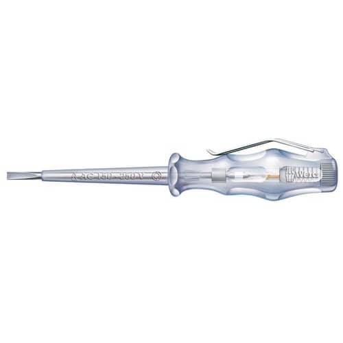 WERA Phasenprüfer 247 150-250 V AC einpolig Schneiden-B.3mm WERA