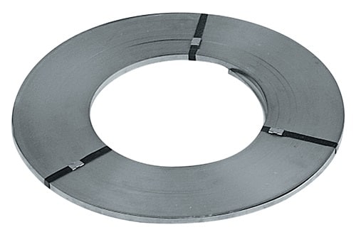 Verpackungsstahlband B16 mmxS0,5mm Lauf-L.1600m STA 2 Ringe a.ca.25kg