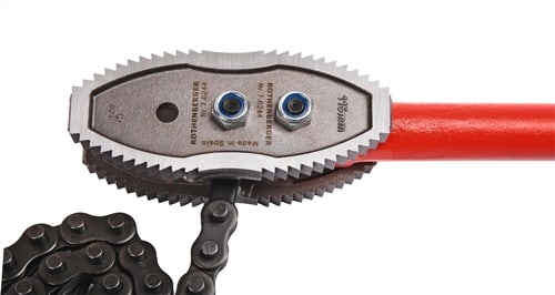 ROTHENBERGER Kettenrohrzange HEAVY DUTY Gesamt-L.940mm Spann-W.114mm f.Rohre 4 Zoll