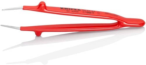 KNIPEX Präzisionspinzette L.150mm ger.verchr.KNIPEX