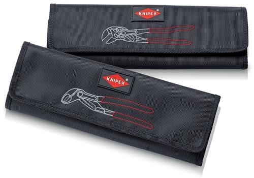 Zangenschlüssel-Set verchromt Rolltasche KNIPEX