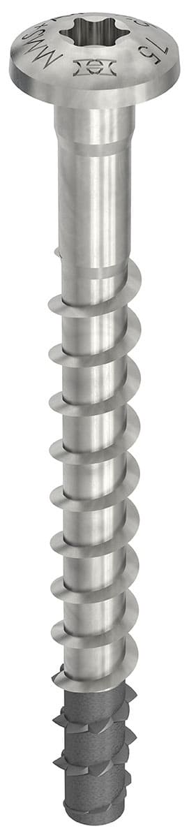 HECO MULTI-MONTI-plus P A4 7,5 x 95, Panhead, Rundkopf, T-Drive, blank, Spitze phosphatiert