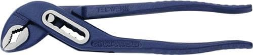TECWERK Wasserpumpenzange L.240mm Spann-W.33mm pol.blau TECWERK