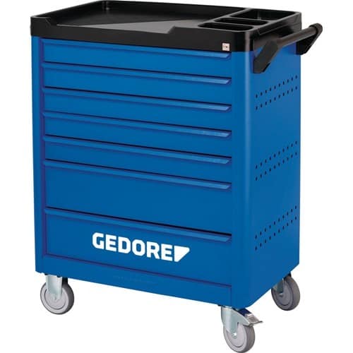 GEDORE Wkz.wagen WSL-L-TS-308 workster B785xT510xH1045mm 400 kg 7 Schubl.Stahlbl.GEDORE