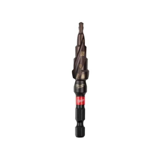 MILWAUKEE 4 bis 12 mm, 2 mm Stufen SHOCKWAVE Stufenbohrer