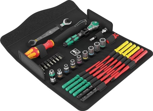 WERA Werkzeugset KK W1 35-tlg.Wartung Klapptasche WERA