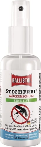 BALLISTOL Mückenschutz Stichfrei® Sensitiv 100ml Pumpsprüher BALLISTOL