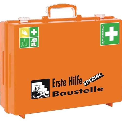 SÖHNGEN Erste Hilfe Koffer Beruf SPEZIAL Baustelle B400xH300xT150ca.mm orange