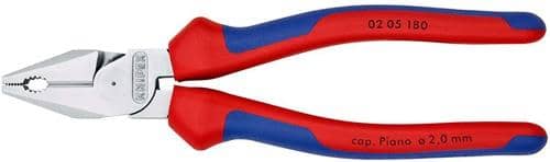 KNIPEX Kraftkombizange L.180mm verchr.Comfort-Griff KNIPEX