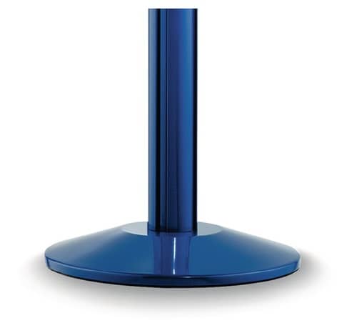 VIA Gurtpfosten 3 Gurtaufnahmen,1 Gurtauszug H1000mm Pfosten blau